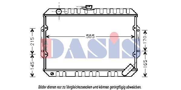 AKS DASIS Jäähdytin,moottorin jäähdytys 141230N